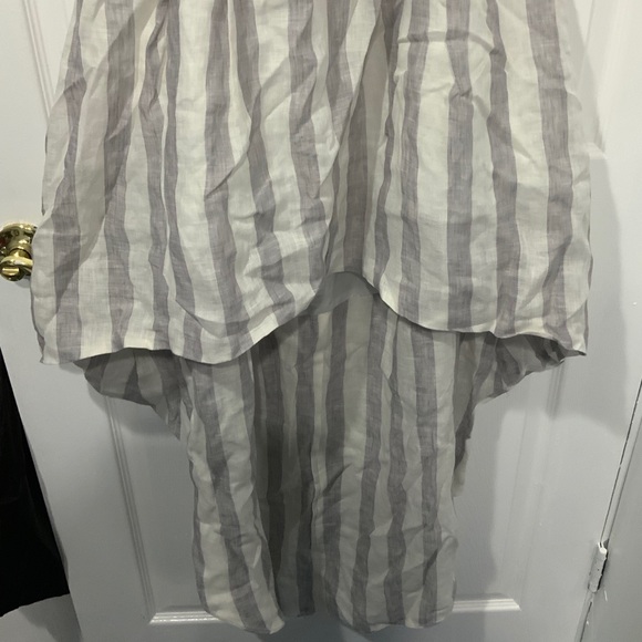 Striped High Low Linen Dress (see photos) - Picture 14 of 15